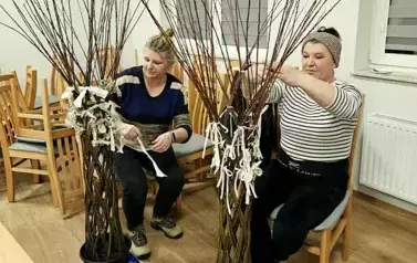 Wyplatanie drzewek z wikliny Czerteż 2025 (8)