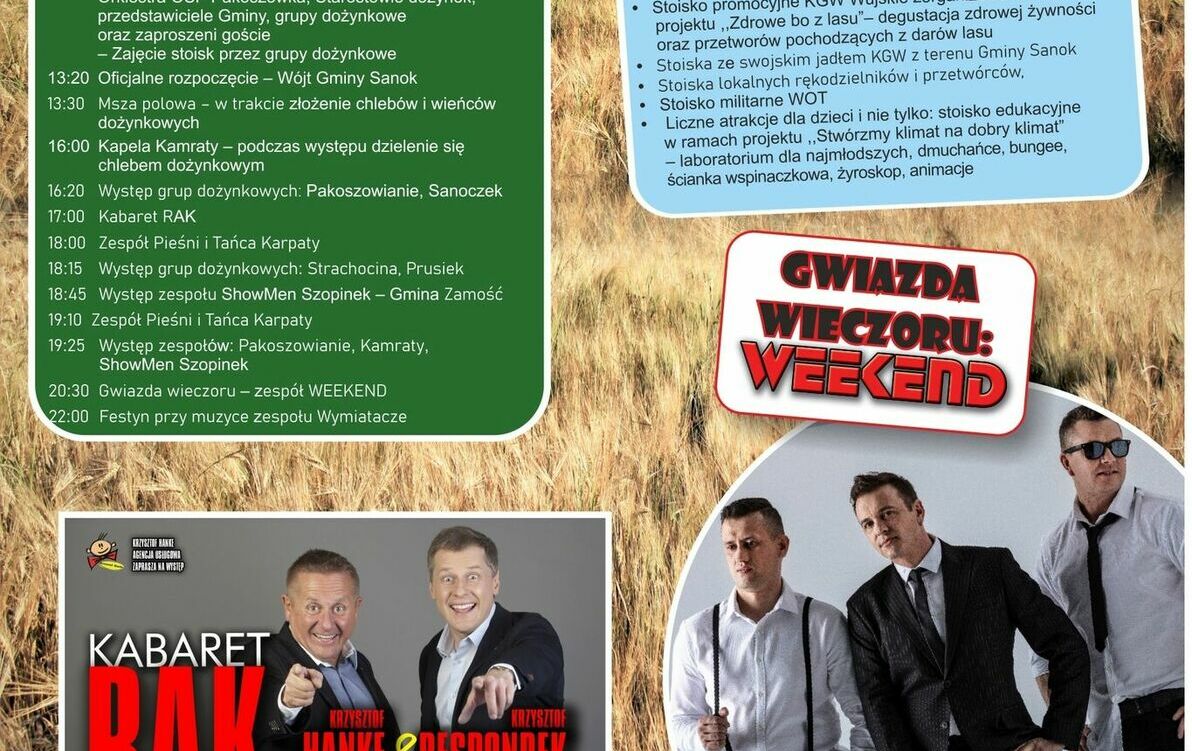Zdjęcie do DOŻYNKI GMINNE - Czerteż 2023