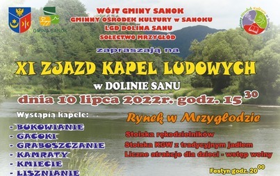 Zdjęcie do XI Zjazd Kapel Ludowych w Dolinie Sanu