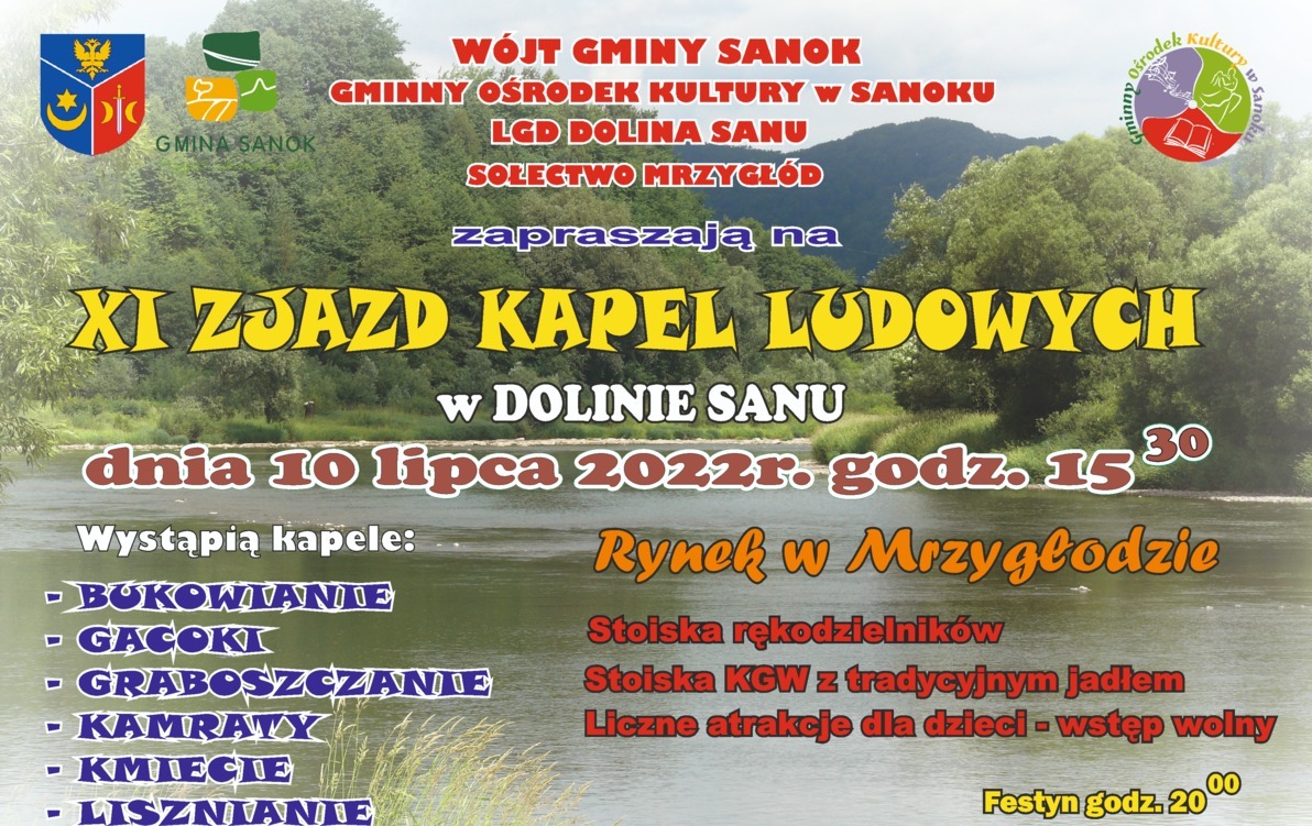 Zdjęcie do XI Zjazd Kapel Ludowych w Dolinie Sanu