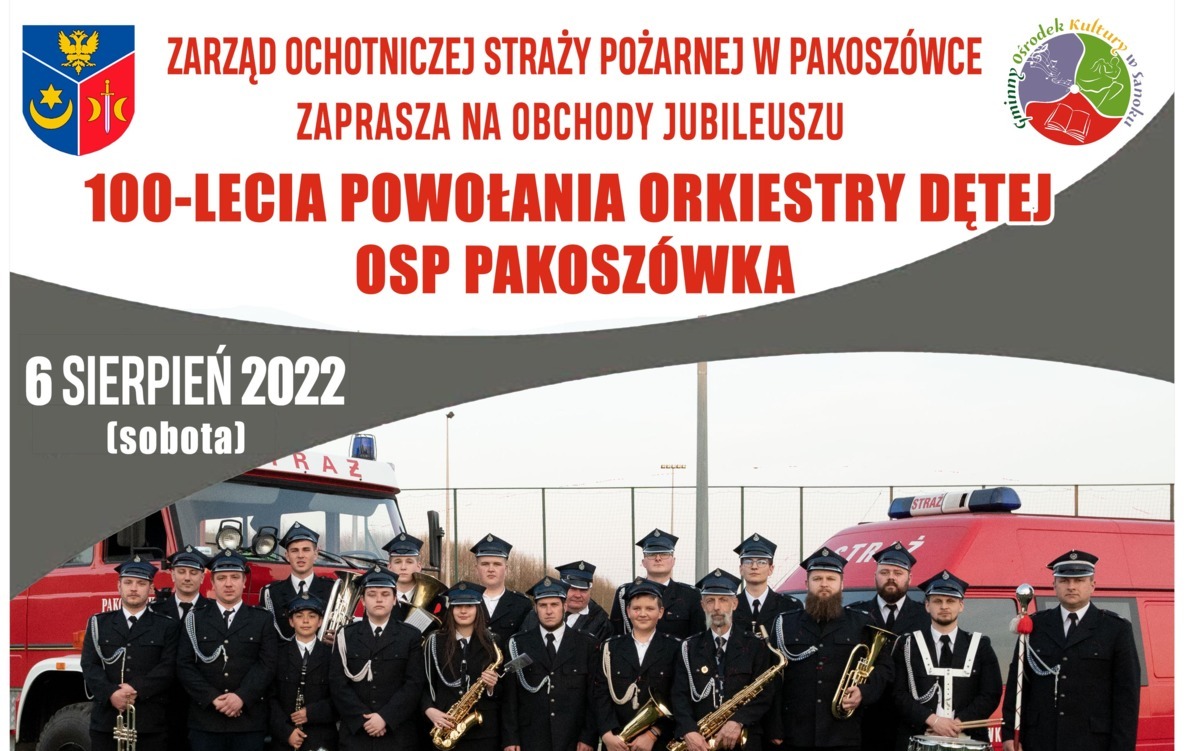 Zdjęcie do 100 - LECIE POWOŁANIA ORKIESTRY DĘTEJ OSP PAKOSZ&Oacute;WKA