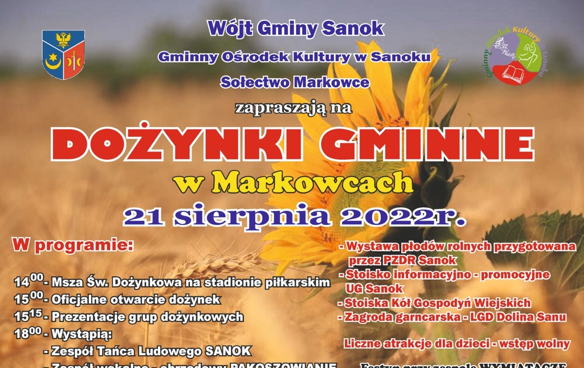Zdjęcie do DOŻYNKI GMINNE -Markowce 2022