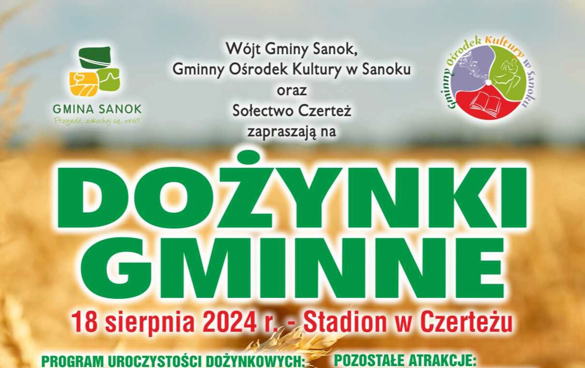 Zdjęcie do DOŻYNKI GMINNE - Czerteż 2024