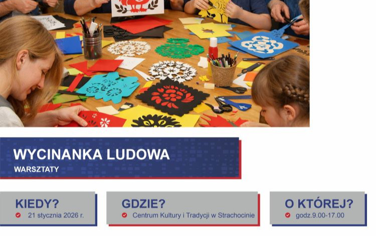 Zdjęcie do WARSZTATY - WYCINANKA LUDOWA