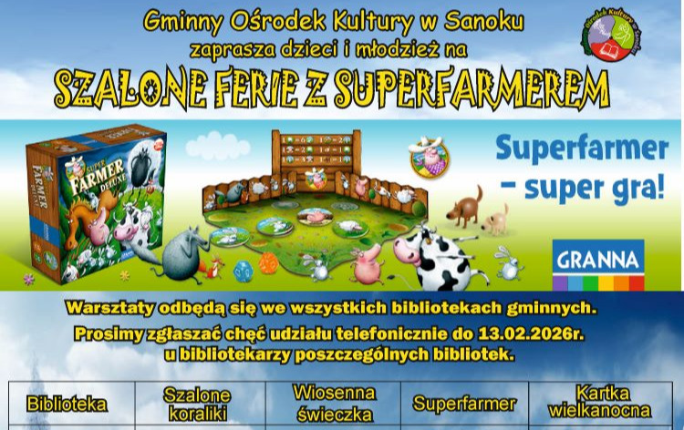 Zdjęcie do SZALONE FERIE Z SUPERFARMEREM
