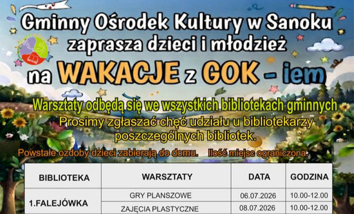 Zdjęcie do WAKACJE Z GOK-iem 2026